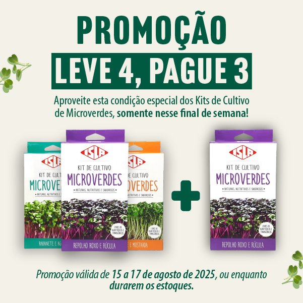 Compre 3, Leve 4 - kit microverdes